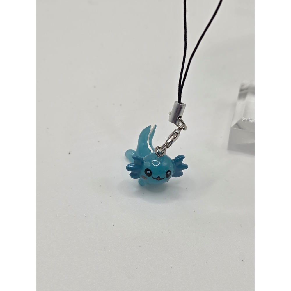 Axolotl Phone Charm Keychain Handmade!
Blue